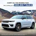 300Lbs Lockable Roof Rack Crossbars for 2021-2026 Grand Cherokee L, 2022-2026 Grand Cherokee WL, Heavy Duty Aluminum Anti-Corrosion Cross Bar Fit Luggage Luggage Kayaks Bicycles Snowboard