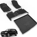AOMSAZTO Floor Mats and Cargo Liner Compatible with Mercedes benz GLE 2016-2019 350 400 43 AMG 450 AMG 500 500e 550 550e 63 AMG S (Not for Coupe/cabriolet), Custom Fit All Weather 1st & 2nd Row, Black