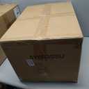 Goplus Commercial Mop Bucket Side Press Wringer Cleaning Caddy with 35 Quart Larger Capacity, Yellow (1 Count (Pack of 1))