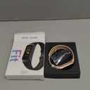 Fitness Tracker with Step Counter/Calories/Stopwatch, Activity Tracker, Health Tracker with Heart Rate Monitor, Sleep Tracker,1.10''AMOLED Touch Color Screen, Pedometer Watch for Women Men (Pink)