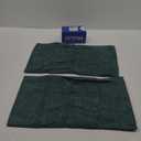 MIULEE Pack of 2 Christmas Green Throw Pillow Covers 12x20 Inch Soft Chenille Pillow Covers for Sofa Living Room Couch Solid Dyed Cases