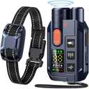 Dog Training Collar with Remote  4200FT Range, 2-in-1 Ultrasonic Bark Deterrent, 4 Humane Training Modes, Dual Channel, IP67 Waterproof & Rechargeable eCollar for Small, Medium & Large Dogs 20120lbs