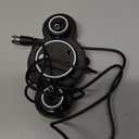 GE Traditional Rabbit Ears Indoor Black TV Antenna, 15 inch Extendable Dipoles and Circular Loop, Tabletop Antenna, Digital, HDTV Antenna, Smart TV Compatible, 4K 1080P VHF UHF, Compact Design, 33676 Rabbit Ear Antenna