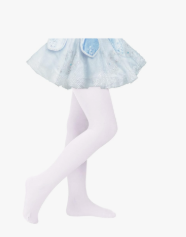 American Trends Ballet Tights for Girls: Nude Kids Dance Stockings, Soft School Uniform Tights 6-9 year olds (L)