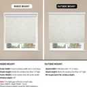 Sunoff Blackout Roller Shades Blinds Cordless for Windows Pull Down Room Darkening Door Blinds with Thermal Insulated Easy to Install for Living Room,Bedroom,Home,Office Linen Beige 30" W x 72" H