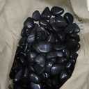 5 lbs Polished Black River Rocks, 1-2 Inch Decorative Pebbles for Indoor Plants. Black Stones for Planters, Vase, Garden Landscape and Outdoor Decorative Stones