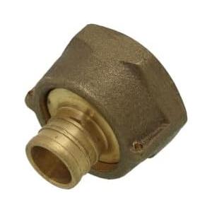 3/4" x 1" FIP Brass Water Meter Coupling w/Washer ()