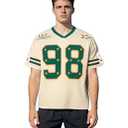 Oversized Jersey Shirts for Men Women Graphic Tees Y2k Tops V Neck Short Sleeve Summer Fall Tshirts Fashion Clothes, L