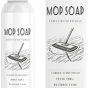 4 Pack Mop Soap for Floor Cleaning, 120ml Scented Mop Cleaner Soap, Scented Mop Soap Household Supplies Cleaner for Home, Kitchen, Floor