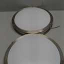 36W LED Ceiling Lights for Bedroom Kitchen, 3600lm Super Bright, Dimmable Flush Mount Light Fixtures 6500K/5000K/4000K/3000K/2700K Adjusted Modern Lamps 2PACK, 13 Inch, Nickle