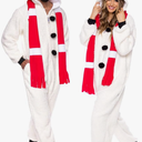 Funziez! Slim Fit Sherpa Adult Onesie - Animal Halloween Costume - Plush One Piece Cosplay Suit for Women and Men, M