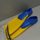 Sporti Essential Floating Swim Fins (Color) - Youth 4-5 / W 6 (YellowBlue)