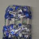 4Pcs Upgraded 12inch Metallic Cheerleading Pom Poms, HOLENGS Cheerleader Pompoms Cheer Poms for Kids Adults, Cheering Squad Pompoms for School Sports Games Dance Party (Blue and Silver)