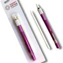 Happy Dotting Company Erasable marker for guidelines - Dotting Mandala art soapstone marker - white grey color - to make guidelines for mandala dot art. Like a chalk or charcoal pencil but better