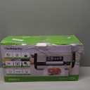 95kPa Vacuum Sealer Machine with AquaLock Technology, for Moist Seals, 2X Seal & 130W, Fully Automatic Food Sealer, Built-In Cutter, Bag Storage & Hose, Precision Sealing, 2 Bag Rolls,Stainless Steel