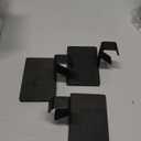 2 in 1 Fireplace Garland and Stocking Hangers for Mantel Heavy Duty Christmas Stocking Holders for Mantle Metal Garland Hooks Xmas Holiday Decoration (Black,3 Pack)