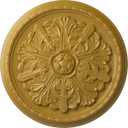 Ekena Millwork CM17WAIGSDecorative Ceiling Medallions Modeled After Original Historical Patterns & Designs, Iridescent Gold