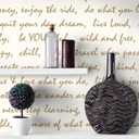 RoomMates Gold Dream Big Script Peel and Stick Wallpaper, 28.19 Square Feet