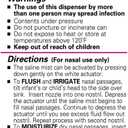 Little Remedies Sterile Baby Saline Nasal Mist, Safe for Newborns to Relieve Stuffy and Dry Noses, 3 Fl Oz
