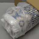 JMGBird Outdoor Pillows Set of 2 with Inserts - 18x18 Waterproof Throw Pillows for Patio Furniture, White Diamond Pattern Decorative Cushions for Deck Garden