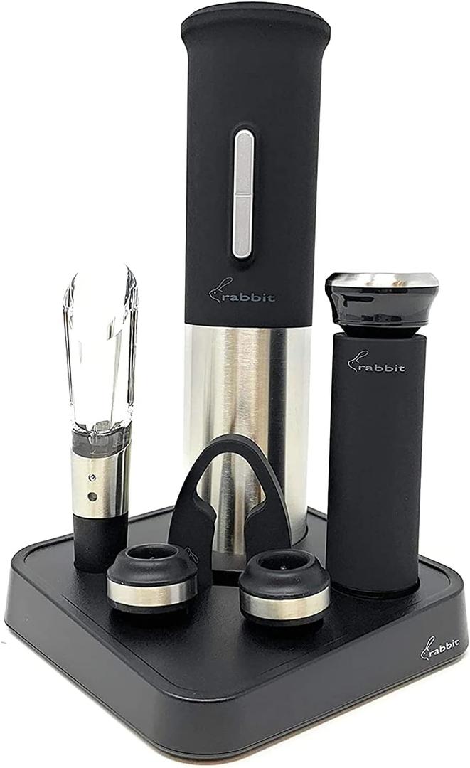 Rabbit Electric Wine Opener Set