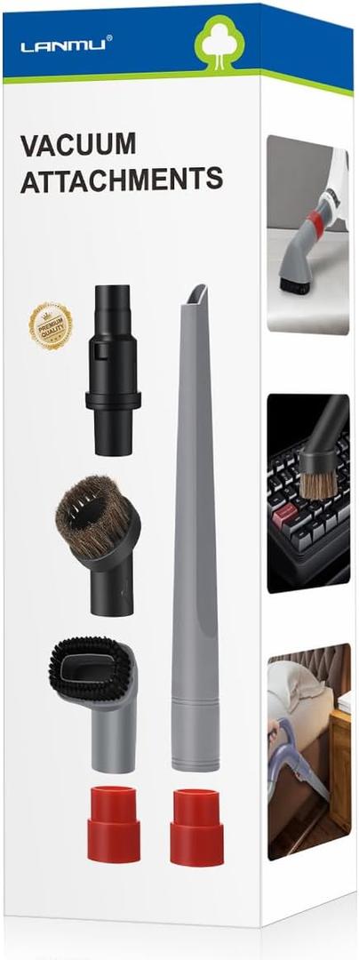 LANMU Vacuum Attachments Compatible with Shark Navigator NV350 NV351 NV352 NV356E and Rotator NV500 NV501 Series LiftAway Upright Vacuum, Crevice Tool Vacuum Accessories & Brushes