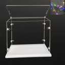 Top Openable,Clear Acrylic Display Box, Thickened Base, Sturdy L-Shaped Buckle, Dust Protection Cabinet for Action Doll Toy Collectibles  (White, 18x12x12in/ 45x30x30cm)