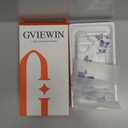 GVIEWIN for iPhone 17 Case, with Screen Protector+Camera Lens Protector, [NonYellowing] Clear Floral Slim Shockproof Protective Hard PC Back Women Phone Case for iPhone 17 6.3", Alluring Butterfly