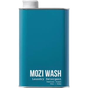 Mozi Wash Laundry Detergent Liquid, Central Coast Sandalwood & Lavender, 50+ Loads, Concentrated, Non toxic, Plant Based Enzyme Cleaners, Long Lasting Luxury Clean, Cologne Soap for Men, 32 oz