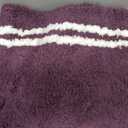 PURRUGS Bathroom Rug Non-Slip Machine Washable 30" x 46", Super Absorbent and Quick Dry Shaggy Microfiber Bath Mat, Extra Soft and Plush Bath Rug for Bathtub, Shower, and Sink, Purple
