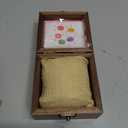 Walnut Wood Box for Crafts, Jewelry Box and watch box Wooden Keepsake Box Gift (Walnut)