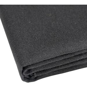 10oz Heavy Duty Cotton Canvas Fabric 60" x 40", Thick Cotton Duck Cloth for Painting, Sewing, Crafts, Tote Bags, Embroidery, Home Decor, Drop Cloth (Black)