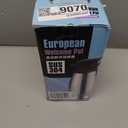 70 Oz Insulated Thermal Coffee Carafe Stainless Steel Double Walled Vacuum Coffee Thermos, Hot Water, Tea, Hot Beverage Dispenser, Keep 24 Hour Heat Retention/12 Hour Cold Retention (Silver, 2L)