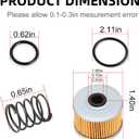 Oil Filter & Spring For Honda FourTrax 300 TRX300/FW TRX300EX TRX400EX Rancher 350 Foreman 400 450 500 520 Racher 420 Pioneer 500 520