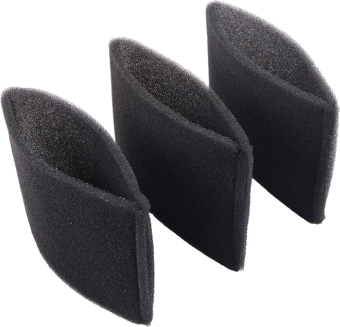 3PCS Small Foam Filter Sleeves 9052600 905-26-00 Compatible With Shop-Vac 90526 905-26 Type CC Wet/Dry 1-5 Gallon Portable