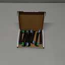 8pcs Replacement Heads Compatible with Oral B Electric Toothbrush, 4pcs Precision Clean and 4pcs Cross Clean Brush Heads, Black