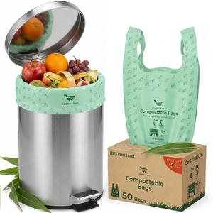 2 x Choice Marts 50 Count Compostable Food Storage Bags