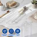 Updated Soap Dispenser Bottle for Kitchen Sink Replacement 500 ML/17 oz Under Sink Soap Dispenser Bottle with Straw Suitable for Dishwashing Liquid Hand Lotion