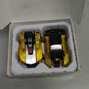 Aimery Collision Transforming Dinosaur Car Toy, 2 Magnetic Cars Convert into Dinosaur Toys,Dino Robot Toy, Boys Toys,Kids Toys, Party Birthday for Kids (Golden)