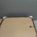 Yaetm 20x20 Picture Frame Brown Set of 3, Wood Grain Square Frames Display 16x16 with Mat or 20 x 20 without Mat, Gallery Wall 20x20 Frame for Wall Mounting (3 Pack, Brown)