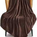 Exclusivo Mezcla Extra Large Fleece Throw Blanket for Couch, Sofa, 300GSM Super Soft and Warm Blankets, Coffee Throw All Season Use, Cozy, Plush, Lightweight, 50x70 Inches