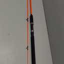 Sougayilang Fishing Rod, 2-Piece Composite Graphite & Glass Blanks Saltwater Trolling Rod Offshore Surf Fishing Pole with Stainless Steel Line Guides for Catfish, Salmon Glass Fiber Spinning Rod (6.9 ft, Orange)