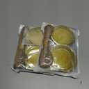 2 x MixTeach 12 Pieces Christmas Photo Frame Ornaments Round Glitter Holiday Picture Frame Gifts and Tree Decoration for Christmas Party Favor (Gold)