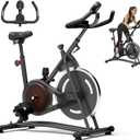 Exercise Bike, Stationary Bikes for Home, Compact Indoor Cycling Bike
