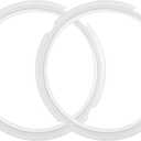 Sealing Ring 3-Qt for Instant Pot, Electric Pressure Cooker Accessories, OEM Replacement Parts, Food-safe Grade Silicone, Clear 3-Pack