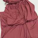 Floerns Women's Summer Jumpsuit Spaghetti Strap One Piece Outfit Wide Leg Baggy Pants Romper Burgundy Small