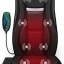Snailax Vibration Back Massager with Heat, Seat Massager with 8 Vibrating Motors & 5 Modes, Chair Massager Cushion, Massage Pad for Chair, Office, Gifts for Lover