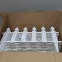 EasyFlex 24.9' Picket Border Fence Kit, White