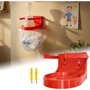 First Aid Equipment Wall Mount for Choking Rescue Device For Lifevac-Features a Mask Holder,Red High-Visibility for Lifevac Anti Choking Device,Easy Access,Easy Installation(Device Not Included).