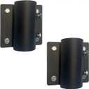 2PCS Stationary Dock Side Leg Pipe HolderHeavy Duty Dock Hardware Accessories Lake7/16" Hole for 3/8" Carriage Bolt